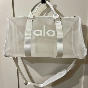 Alo gym mesh duffle travel tote bag lightweight Gym bag